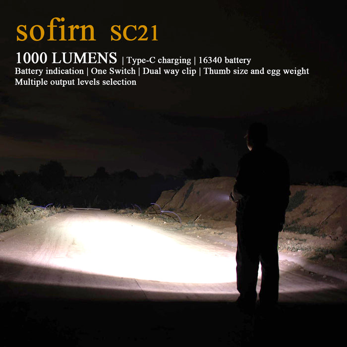Sofirn SC21 Mini EDC - 1.000LM